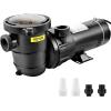 imageVEVOR Swimming Pool Pump 15HP 115V 1100W Single Speed Pumps for Above Ground Powerful Pool Pumps with Strainer Filter Basket 5280 GPH Max Flow Certification of ETL for SecuritySingle Speed