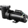 imageVEVOR Swimming Pool Pump 15HP 115V 1100W Single Speed Pumps for Above Ground Powerful Pool Pumps with Strainer Filter Basket 5280 GPH Max Flow Certification of ETL for Security110V Dual Speed