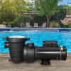 imageVEVOR Swimming Pool Pump 15HP 115V 1100W Single Speed Pumps for Above Ground Powerful Pool Pumps with Strainer Filter Basket 5280 GPH Max Flow Certification of ETL for Security110V Dual Speed