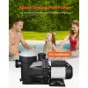 imageVEVOR Swimming Pool Pump 15HP 115V 1100W Single Speed Pumps for Above Ground Powerful Pool Pumps with Strainer Filter Basket 5280 GPH Max Flow Certification of ETL for Security220V Single Speed