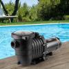 imageVEVOR Swimming Pool Pump 15HP 115V 1100W Single Speed Pumps for Above Ground Powerful Pool Pumps with Strainer Filter Basket 5280 GPH Max Flow Certification of ETL for Security220V Single Speed