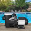imageVEVOR Swimming Pool Pump 15HP 115V 1100W Single Speed Pumps for Above Ground Powerful Pool Pumps with Strainer Filter Basket 5280 GPH Max Flow Certification of ETL for Security220V Single Speed