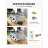 imageVEVOR Tabletop Gas Grill 3Burner Stainless Steel Portable Propane Grill with Builtin Thermometer Travel Locks Weatherproof Lid 22500 BTU Total for Outdoor Cooking Patio Party Camping RV2Burner