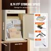 imageVEVOR Through The Wall Drop Box Heavy Duty Steel Through The Wall Mailbox with 2879quot 13quot Combination Lock 125x63x169 Mail Drop Box BlackBeige