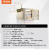 imageVEVOR Through The Wall Drop Box Heavy Duty Steel Through The Wall Mailbox with 2879quot 13quot Combination Lock 125x63x169 Mail Drop Box BlackBeige
