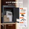 imageVEVOR Through The Wall Drop Box Heavy Duty Steel Through The Wall Mailbox with 2879quot 13quot Combination Lock 125x63x169 Mail Drop Box BlackBlack