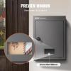imageVEVOR Through The Wall Drop Box Heavy Duty Steel Through The Wall Mailbox with 2879quot 13quot Combination Lock 125x63x169 Mail Drop Box BlackGray