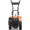 imageVEVOR Tiller Cultivator 31CC 4Stroke Garden Cultivator Tiller with 4 Steel Adjustable Front Tines for Lawn Garden and Field Soil Cultivation Orange212CC 4Stroke