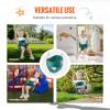 imageVEVOR Toddler Swing Seat High Back Full Bucket Baby Swing Seat with Coated Chains and Carabiners Support 150 lbs Baby Outdoor Swing Fully Assembled Swing for Toddlers Age 3 Indoor and OutdoorGreen