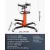 imageVEVOR Transmission Jack 1322 LBS Hydraulic Telescoping Transmission Jack 32quot67quot High Lift Transmission Jack Stand with Foot Pedal 360 Swivel Wheel