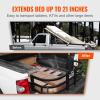 imageVEVOR Truck Bed Extender Aluminum Retractable Tailgate Extender 516quot64quot Adjustable Length Drill Required Fits for Ridgeline Tacoma Gladiator ColoradoCanyon Frontier and Ranger51664