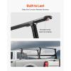 imageVEVOR Truck Rack 800 lbs Capacity 71quotx32quot Aluminum Ladder Rack for Truck with 8 NonDrilling CClamps Heavy Duty Truck Bed Rack TwoBar Set for Kayak Surfboard Lumber LadderWith Side Panels
