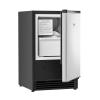imageVEVOR Under Counter Ice Maker Machine Crescent Ice 15 LbsDay Stainless Steel Built in Ice Maker with Reversible Door 11Lbs Storage Ice Maker Machine for Commercial Home Kitchen No Drain RequiredCrescent Ice