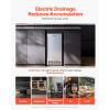 imageVEVOR Under Counter Ice Maker Machine Crescent Ice 15 LbsDay Stainless Steel Built in Ice Maker with Reversible Door 11Lbs Storage Ice Maker Machine for Commercial Home Kitchen No Drain RequiredNugget Ice