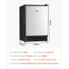 imageVEVOR Under Counter Ice Maker Machine Crescent Ice 15 LbsDay Stainless Steel Built in Ice Maker with Reversible Door 11Lbs Storage Ice Maker Machine for Commercial Home Kitchen No Drain RequiredCrescent Ice
