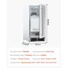 imageVEVOR Under Counter Ice Maker Machine Crescent Ice 15 LbsDay Stainless Steel Built in Ice Maker with Reversible Door 11Lbs Storage Ice Maker Machine for Commercial Home Kitchen No Drain RequiredCube Ice Outdoor