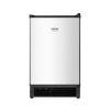imageVEVOR Under Counter Ice Maker Machine Crescent Ice 15 LbsDay Stainless Steel Built in Ice Maker with Reversible Door 11Lbs Storage Ice Maker Machine for Commercial Home Kitchen No Drain RequiredCrescent Ice