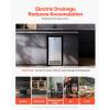 imageVEVOR Under Counter Ice Maker Machine Crescent Ice 15 LbsDay Stainless Steel Built in Ice Maker with Reversible Door 11Lbs Storage Ice Maker Machine for Commercial Home Kitchen No Drain RequiredCube Ice
