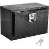 imageVEVOR Underbody Truck Box 24quot14quot16quot Pickup Storage Box Heavy Duty Aluminum Diamond Plate Tool Box with Lock and Keys Waterproof Trailer Storage Box with THandle Latch for Truck Van TrailerBlack