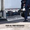 imageVEVOR Underbody Truck Box 24quot14quot16quot Pickup Storage Box Heavy Duty Aluminum Diamond Plate Tool Box with Lock and Keys Waterproof Trailer Storage Box with THandle Latch for Truck Van TrailerWH