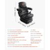 imageVEVOR Universal Forklift Seat Tractor Seat with Armrest ampamp Adjustable Backrest Shock Absorption Secure Micro Switch HighResilience PVC Mower Seat for Tractor Excavator Skid LoaderHigh Suspension