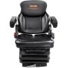 imageVEVOR Universal Forklift Seat Tractor Seat with Armrest ampamp Adjustable Backrest Shock Absorption Secure Micro Switch HighResilience PVC Mower Seat for Tractor Excavator Skid LoaderHigh Suspension