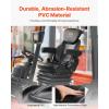 imageVEVOR Universal Forklift Seat Tractor Seat with Armrest ampamp Adjustable Backrest Shock Absorption Secure Micro Switch HighResilience PVC Mower Seat for Tractor Excavator Skid LoaderHigh Suspension