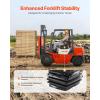imageVEVOR Universal Forklift Seat Tractor Seat with Armrest ampamp Adjustable Backrest Shock Absorption Secure Micro Switch HighResilience PVC Mower Seat for Tractor Excavator Skid LoaderHigh Suspension