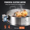 imageVEVOR Universal Grill Rotisserie Kit for Grills Electric BBQ Grill with 110V 9W Motor Stainless Steel Automatic Grilling Kit Heavy Duty 32quot39quot Hexagon Spit Rod 26 lbs Capacity Grill AttachmentRound