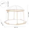 imageVEVOR Upgraded Pop up Bubble Dome for 810 People  Simple Assembly  12x12ft Clear Tent Shelter Weatherproof for Soccer Football Softball Events and ParadesTransparent 10ft Bubble Tent for 48 Person