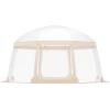 imageVEVOR Upgraded Pop up Bubble Dome for 810 People  Simple Assembly  12x12ft Clear Tent Shelter Weatherproof for Soccer Football Softball Events and ParadesTransparent 15ft Bubble Tent for 1215 Person