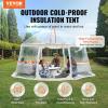 imageVEVOR Upgraded Pop up Bubble Dome for 810 People  Simple Assembly  12x12ft Clear Tent Shelter Weatherproof for Soccer Football Softball Events and ParadesTransparent 15ft Bubble Tent for 1215 Person