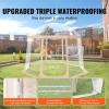 imageVEVOR Upgraded Pop up Bubble Dome for 810 People  Simple Assembly  12x12ft Clear Tent Shelter Weatherproof for Soccer Football Softball Events and ParadesTransparent 10ft Bubble Tent for 48 Person