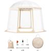 imageVEVOR Upgraded Pop up Bubble Dome for 810 People  Simple Assembly  12x12ft Clear Tent Shelter Weatherproof for Soccer Football Softball Events and ParadesTransparent 10ft Bubble Tent for 48 Person