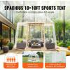 imageVEVOR Upgraded Pop up Bubble Dome for 810 People  Simple Assembly  12x12ft Clear Tent Shelter Weatherproof for Soccer Football Softball Events and ParadesTransparent 10ft Bubble Tent for 48 Person