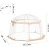 imageVEVOR Upgraded Pop up Bubble Dome for 810 People  Simple Assembly  12x12ft Clear Tent Shelter Weatherproof for Soccer Football Softball Events and ParadesTransparent 12ft Bubble Tent for 810 Person