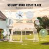 imageVEVOR Upgraded Pop up Bubble Dome for 810 People  Simple Assembly  12x12ft Clear Tent Shelter Weatherproof for Soccer Football Softball Events and ParadesTransparent 15ft Bubble Tent for 1215 Person