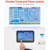 imageVEVOR Vacuum Freeze Dryer Machine 88132 LBSBatch Food Freeze Drying Machine with 4Layer Trays Vacuum Pump Adjustable Timer and Temperature Control for Fruits Vegetables Meat WhiteWhite