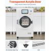 imageVEVOR Vacuum Freeze Dryer Machine 88132 LBSBatch Food Freeze Drying Machine with 4Layer Trays Vacuum Pump Adjustable Timer and Temperature Control for Fruits Vegetables Meat WhiteWhite