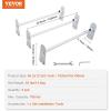 imageVEVOR Van Ladder Racks 472787 in Adjustable 500 lbs Capacity Alloy Steel Compatible with FullSize Vans 2 Pcs Whitefor Fullsize Vans