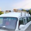 imageVEVOR Van Ladder Racks 472787 in Adjustable 500 lbs Capacity Alloy Steel Compatible with FullSize Vans 2 Pcs Whitefor Fullsize Vans