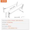 imageVEVOR Van Ladder Racks 472787 in Adjustable 500 lbs Capacity Alloy Steel Compatible with FullSize Vans 2 Pcs Whitefor MidLarge Size Vans