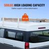 imageVEVOR Van Ladder Racks 472787 in Adjustable 500 lbs Capacity Alloy Steel Compatible with FullSize Vans 2 Pcs Whitefor MidLarge Size Vans