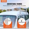 imageVEVOR Van Ladder Racks 472787 in Adjustable 500 lbs Capacity Alloy Steel Compatible with FullSize Vans 2 Pcs Whitefor MidLarge Size Vans