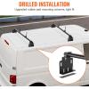 imageVEVOR Van Roof Ladder Racks  60quot HeavyDuty Steel Racks 500 lbs Capacity Universal Midsize ampamp Small Van Roofs 2 Bars