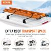 imageVEVOR Van Roof Ladder Racks  60quot HeavyDuty Steel Racks 500 lbs Capacity Universal Midsize ampamp Small Van Roofs 2 Bars