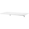 imageVEVOR Wall Mounted Folding Table 394 x 197 inches Wall Mount Table Floating Desk with Iron Bracket for Small Spaces Home Office Dining Laundry Room Kitchen Bar White1811D x 4331W