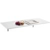 imageVEVOR Wall Mounted Folding Table 394 x 197 inches Wall Mount Table Floating Desk with Iron Bracket for Small Spaces Home Office Dining Laundry Room Kitchen Bar White1811D x 4331W