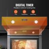 imageVEVOR Wall Oven 24 inch Electric Builtin Wall Oven with 9 Cooking Functions 268 CuFt Convection Wall Oven with Digital Timer Electric Single Wall Oven with Baking Rack and Tray for KitchenMechanical  Digital Display