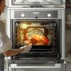 imageVEVOR Wall Oven 24 inch Electric Builtin Wall Oven with 9 Cooking Functions 268 CuFt Convection Wall Oven with Digital Timer Electric Single Wall Oven with Baking Rack and Tray for KitchenMechanical  Digital Display